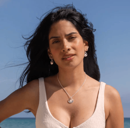 Moonlit Waters Pendant Necklace Sea Gems Ltd