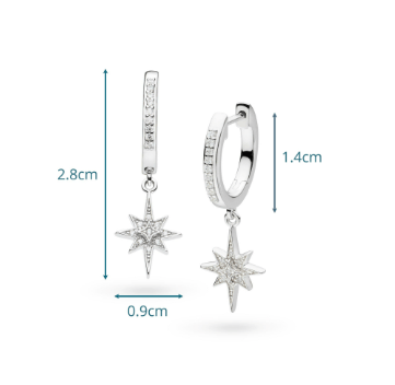 North Star Hoop Earrings Earrings Kit Heath
