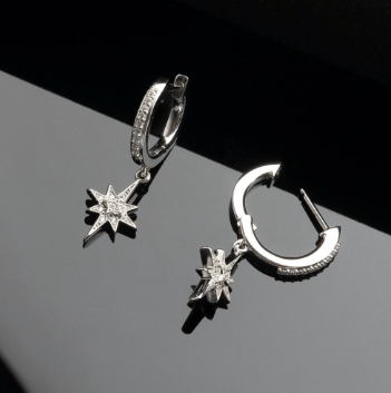 North Star Hoop Earrings Earrings Kit Heath