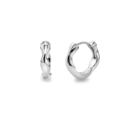 Ocean Tides Hoop Earrings Hoop Earrings Sea Gems Ltd