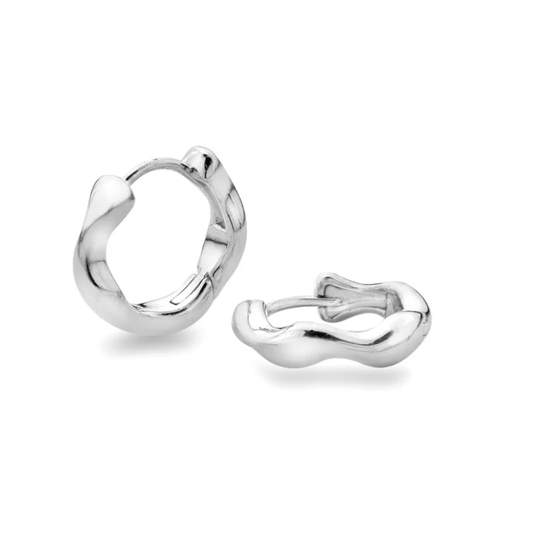 Ocean Tides Hoop Earrings Hoop Earrings Sea Gems Ltd