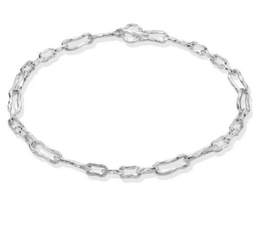 Chunky Odessa Silver Necklace