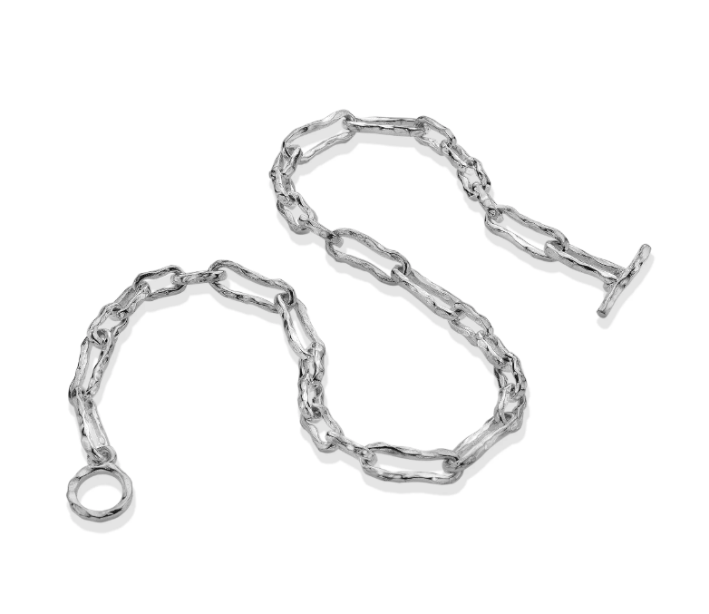 Chunky Odessa Silver Necklace