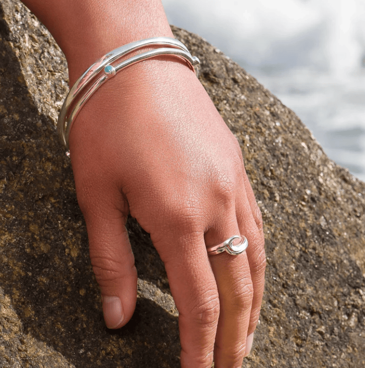 On the Spot Turquoise Bangle Bangle Sea Gems Ltd