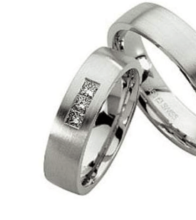 Platinum 3 stone brilliant cut TWVS 0.15ct diamond ring size L Ring Furrer Jacot