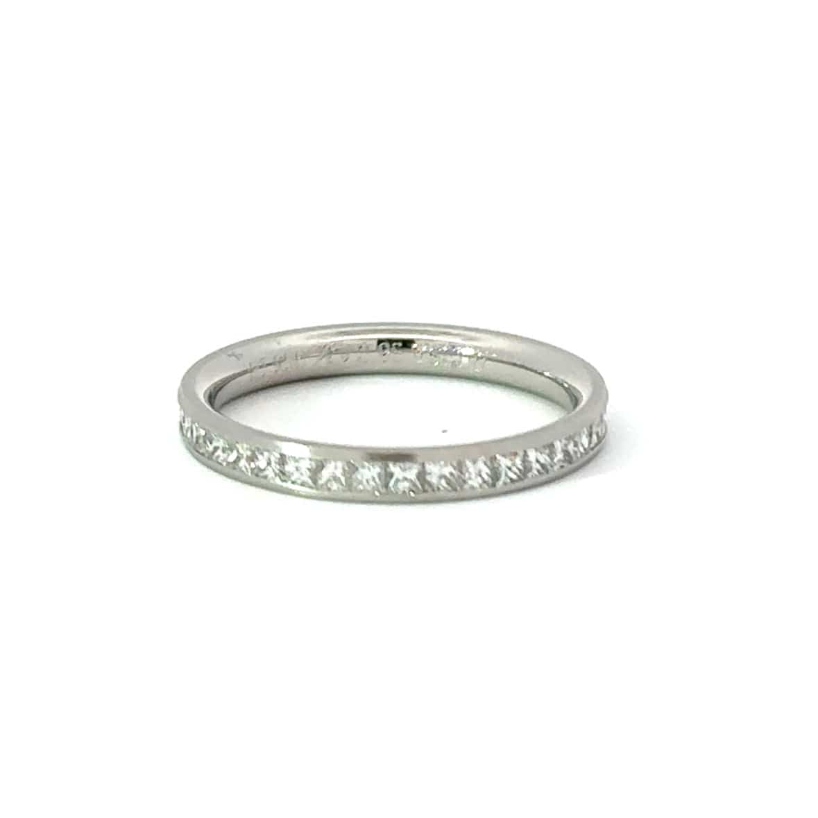 Platinum full eternity 0.95ct TW VS1 ladies diamond ring Ring Gerstner