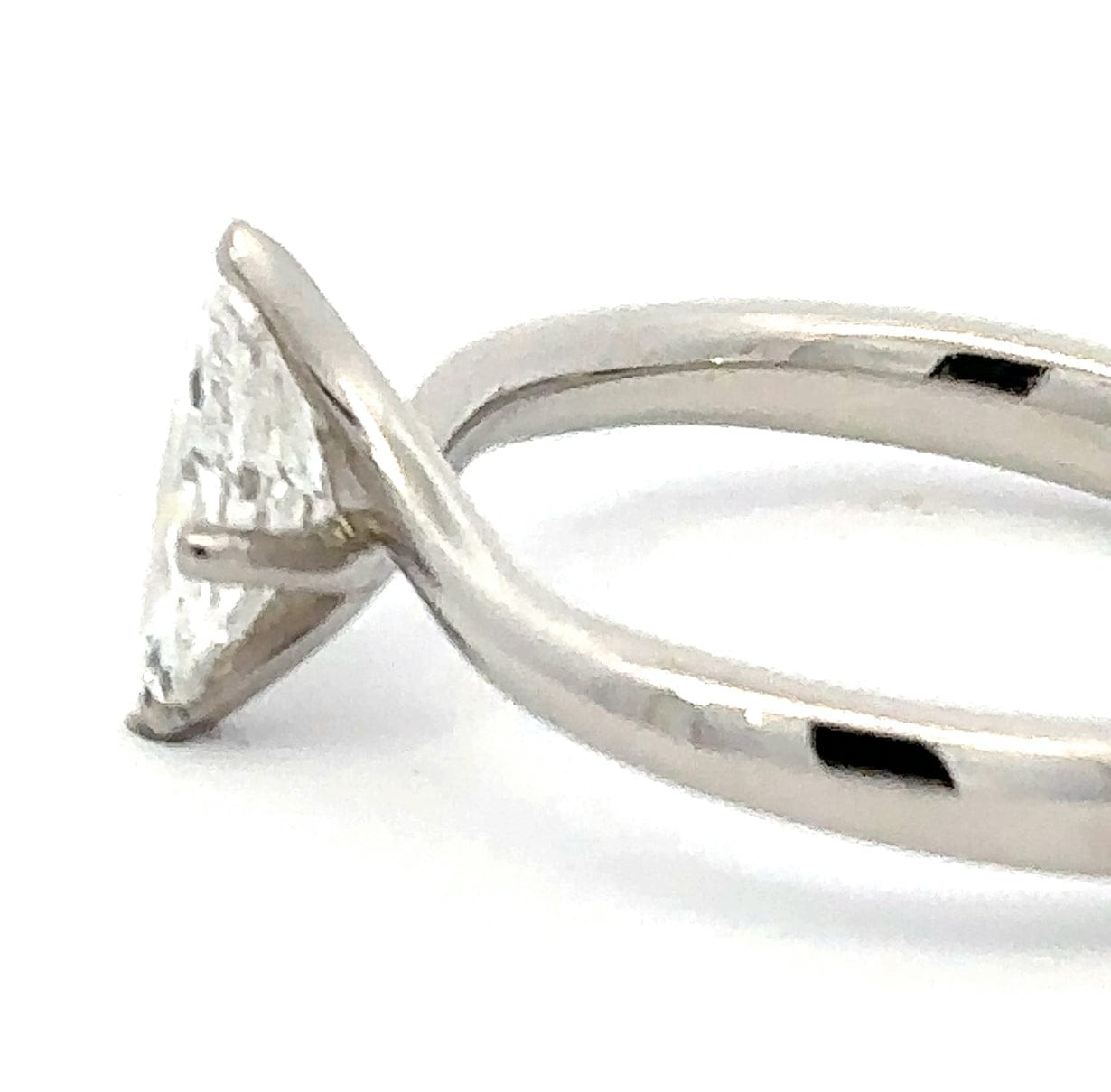 Platinum marquise 0.70ct certified natural diamond ring Ring Rock Lobster