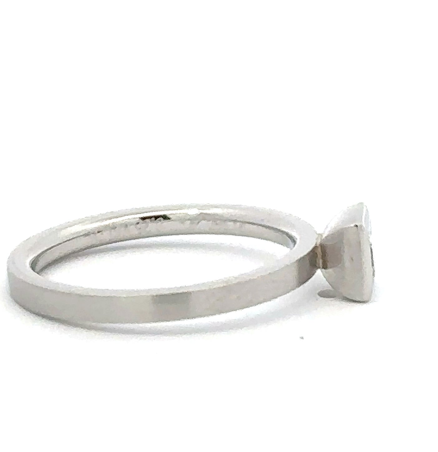 Platinum princess cut 0.25ct TW VS1 natural diamond solitaire ring Ring Gerstner