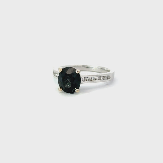 18ct white gold spinel diamond ring Ring Rock Lobster