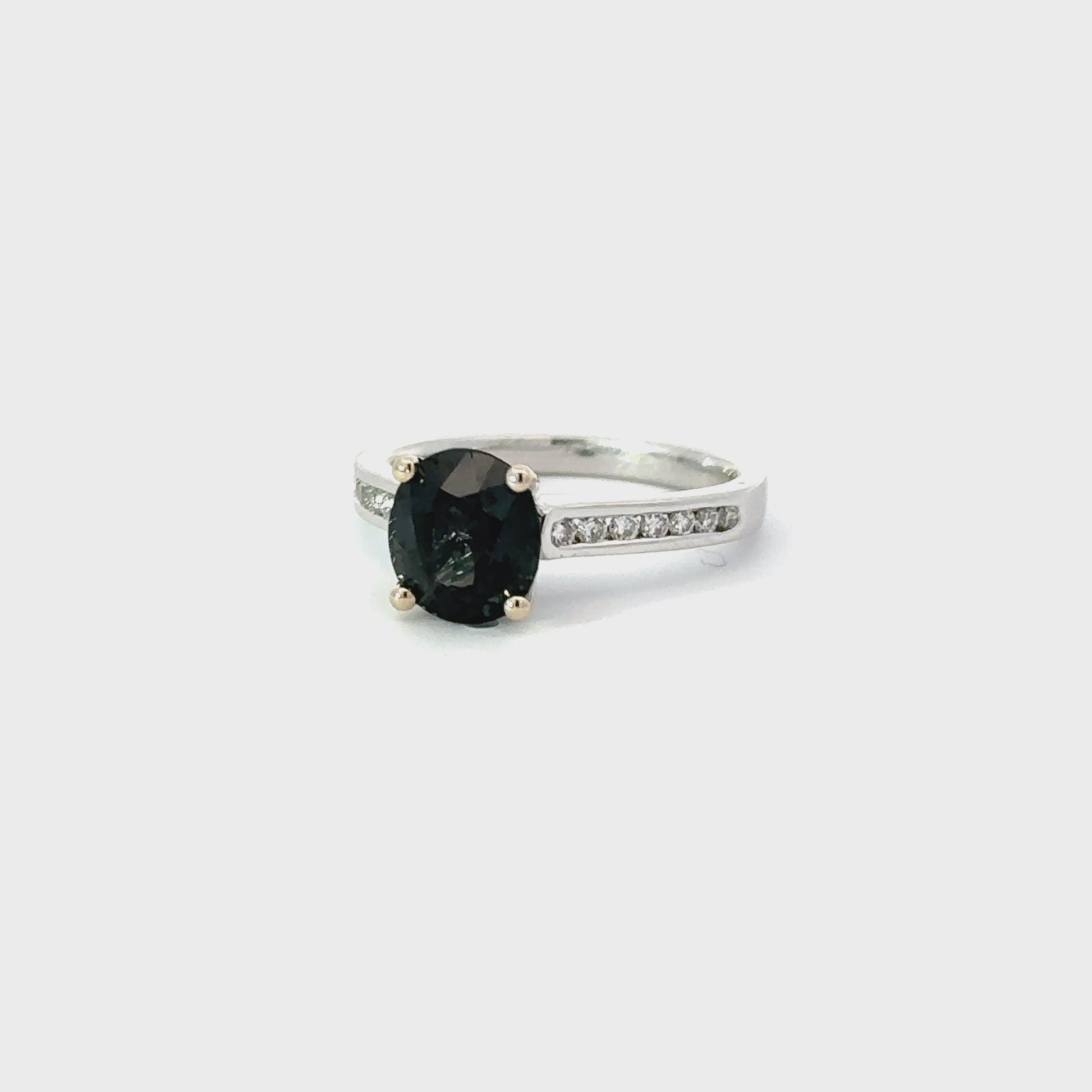 18ct white gold spinel diamond ring Ring Rock Lobster