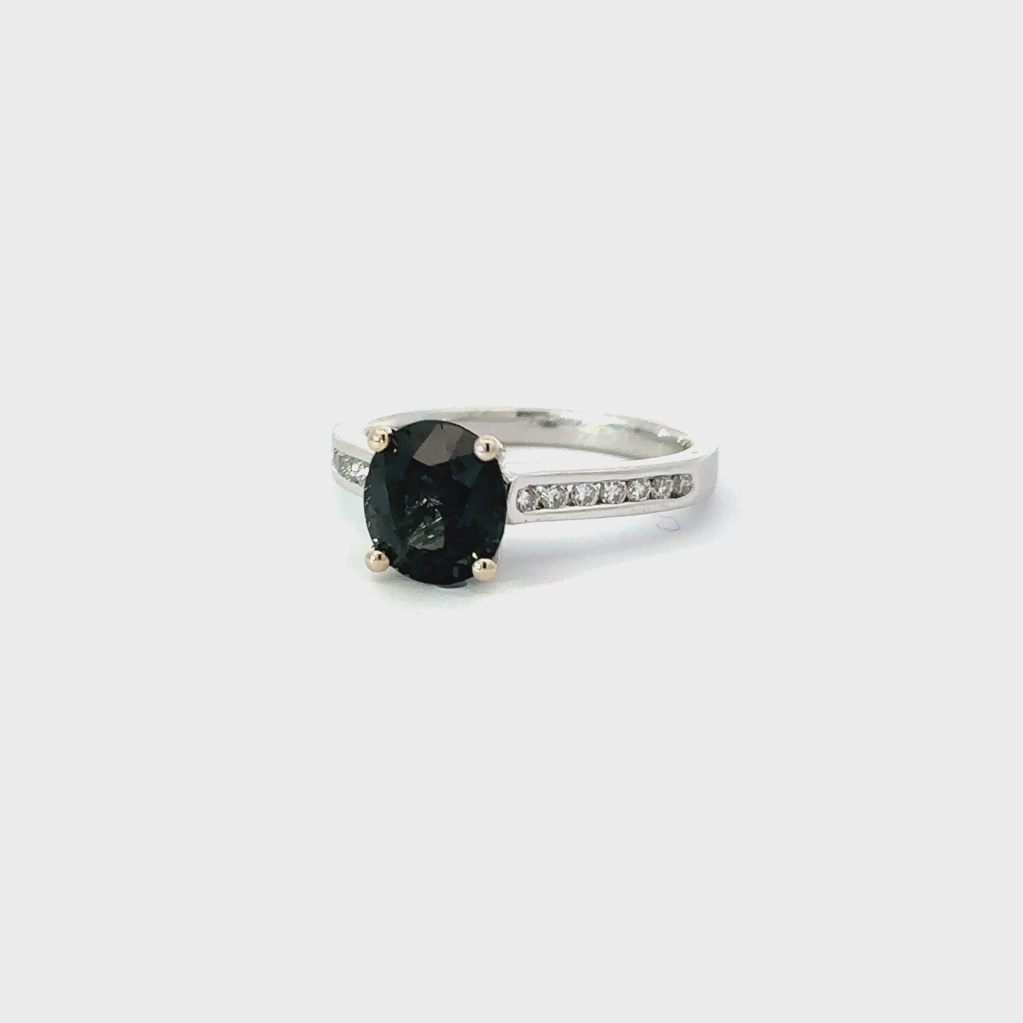18ct white gold spinel diamond ring Ring Rock Lobster