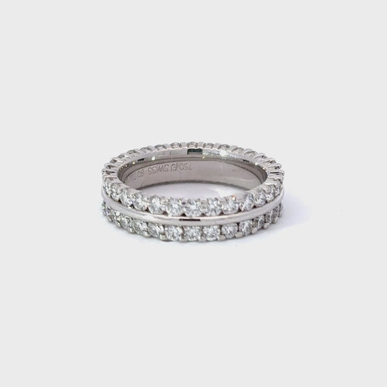Furrer Jacot 18ct white gold full set TWVS 2.10ct diamond ring Ring Furrer Jacot