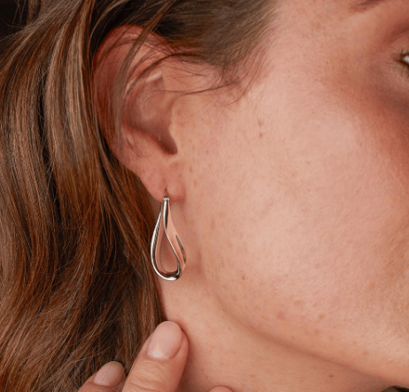 Serenity Grande Hinged Hoop Earrings Earrings Kit Heath