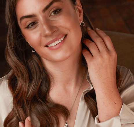 Serenity Grande Stud Hoop Earrings Earrings Kit Heath