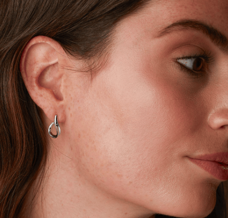 Serenity Grande Stud Hoop Earrings Earrings Kit Heath