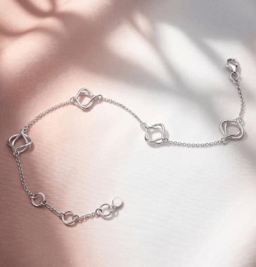 Bracelet Silver Alicia Fine Station Bracelet