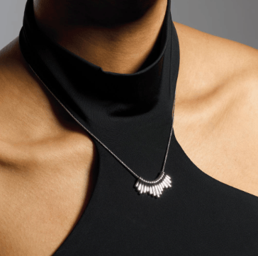 Necklace Silver Array Luxe Dangle Necklace