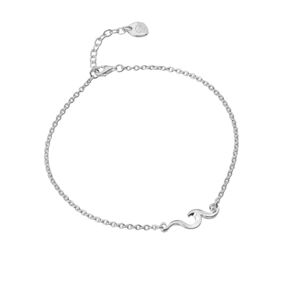 Silver captivating Wave Anklet Anklet Sea Gems Ltd
