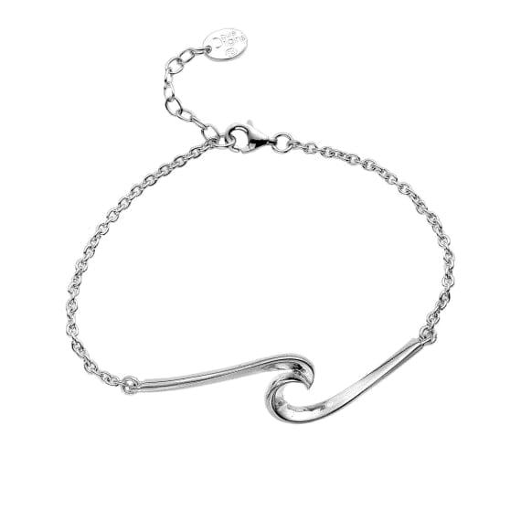 Silver captivating wave bracelet Bracelet Sea Gems Ltd