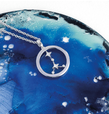 Necklace Silver Céleste Constellation Cancer Necklace