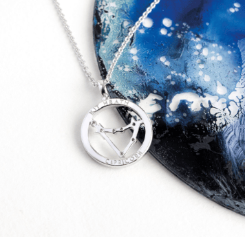 Necklace Silver Céleste Constellation Capricorn Necklace