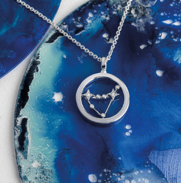 Necklace Silver Céleste Constellation Capricorn Necklace