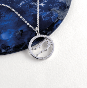 Necklace Silver Céleste Constellation Gemini Necklace