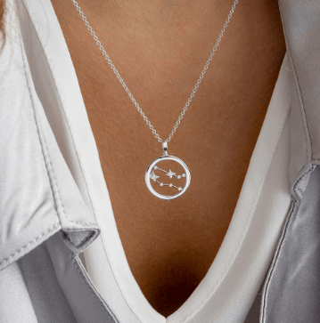 Necklace Silver Céleste Constellation Gemini Necklace