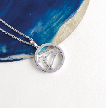 Necklace Silver Céleste Constellation Leo Necklace