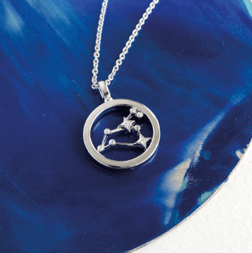 Necklace Silver Céleste Constellation Leo Necklace