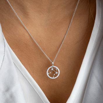 Necklace Silver Céleste Constellation Libra Necklace