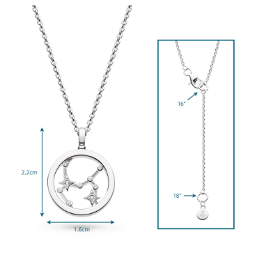 Necklace Silver Céleste Constellation Sagittarius Necklace