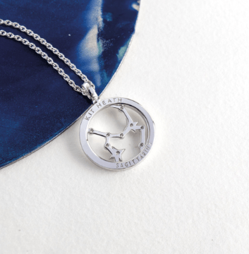 Necklace Silver Céleste Constellation Sagittarius Necklace