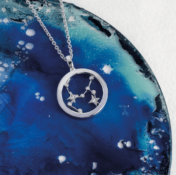 Necklace Silver Céleste Constellation Sagittarius Necklace