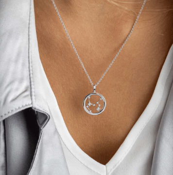 Necklace Silver Céleste Constellation Sagittarius Necklace