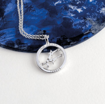 Necklace Silver Céleste Constellation Taurus Necklace