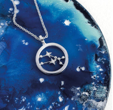 Necklace Silver Céleste Constellation Taurus Necklace