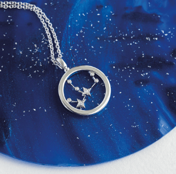 Necklace Silver Céleste Constellation Virgo Necklace