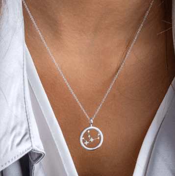 Necklace Silver Céleste Constellation Virgo Necklace