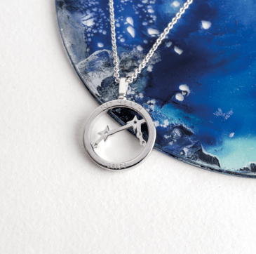 Necklace Silver Constellation Aries Necklace