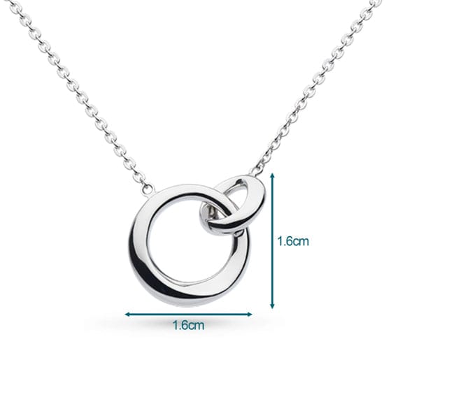 Silver double link necklace Necklace Kit Heath