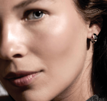 Earrings Silver Glint Geo Wide Hoop Earrings