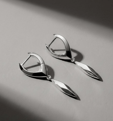 Earrings Silver Glint Hoop Earrings