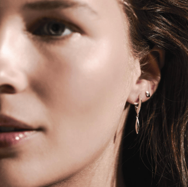Earrings Silver Glint Hoop Earrings