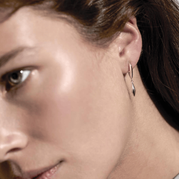 Earrings Silver Glint Hoop Earrings