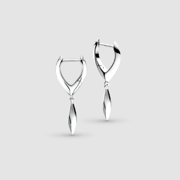 Earrings Silver Glint Hoop Earrings
