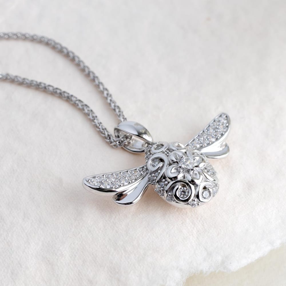 Silver Glitz Blossom Queen Bee Necklace Necklace Kit Heath