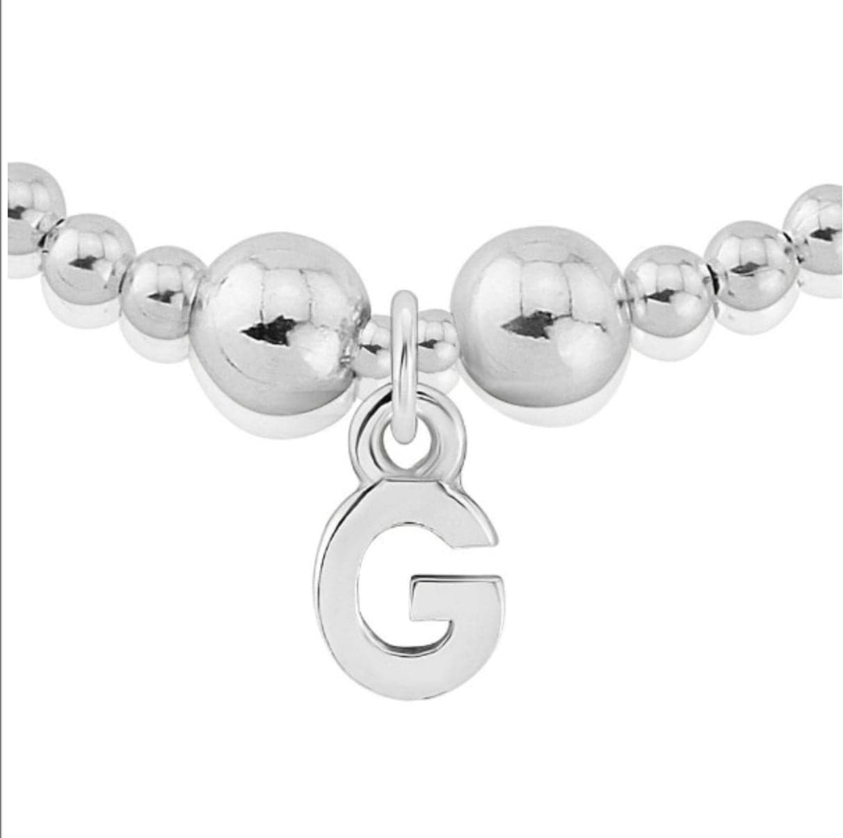 Silver letter G charm bracelet Bracelet Trink