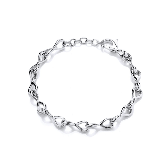 Silver Lola Loop Link Bracelet Bracelet Cavendish French