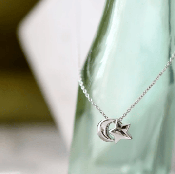 Necklace Silver Miniatures Moonlight Necklace